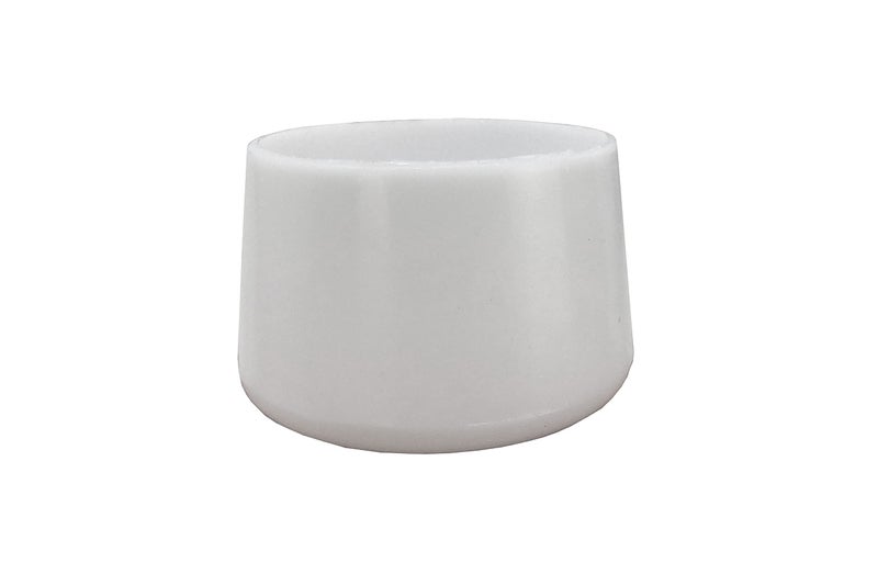 Shepherd Hardware 4 Pack Round Plastic Leg Tip Protectors 1-1/8" Inner Diameter for Chairs, Stools & Tables on Laminate, Tile & Vinyl - Reduce Noise & Prevent Scratches â€“ White - Image 2